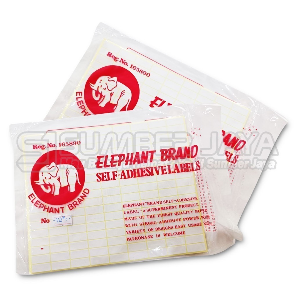 

Kertas Label Undangan Elephant Stiker Label