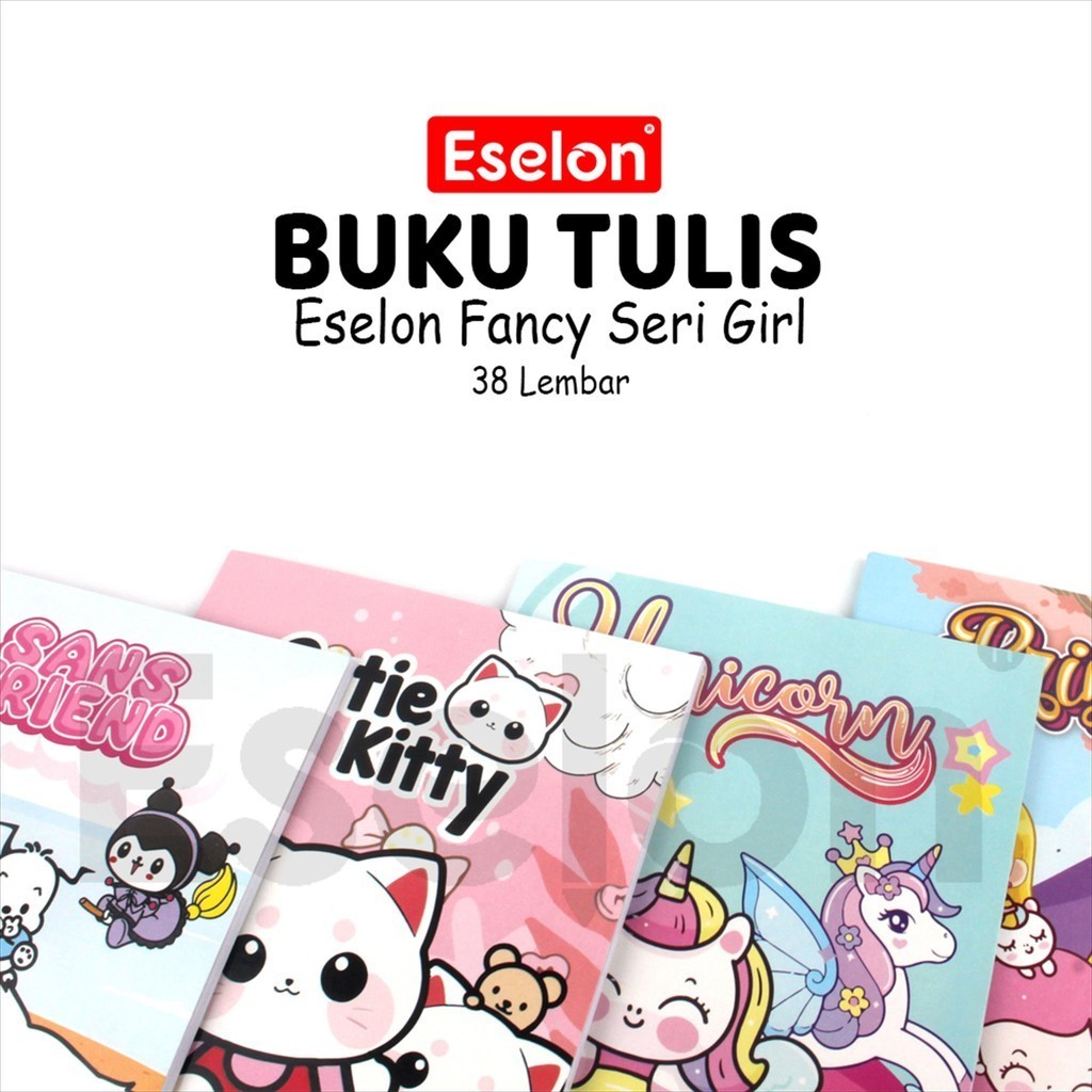 

[ES.JKT] 10pcs Buku Tulis Garis Eselon 38lembar /1 Pak Buku Tulis Eselon JunDW