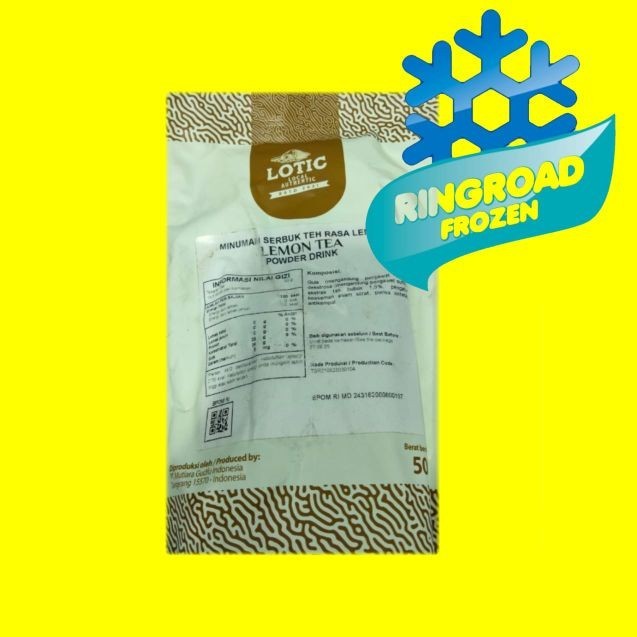 

LOTIC LEMON TEA POWDER DRINK 500 GR