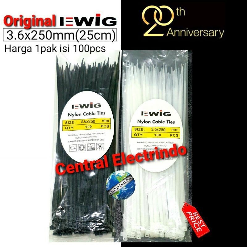 

Kabel Ties Cable Tie 3.6X250mm (25cm).
