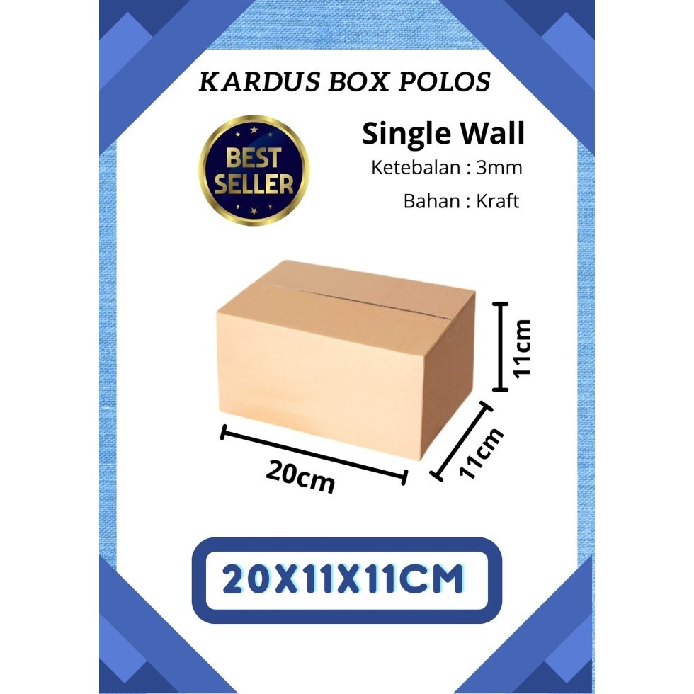 

Kardus Karton Box uk 20x11x11 cm