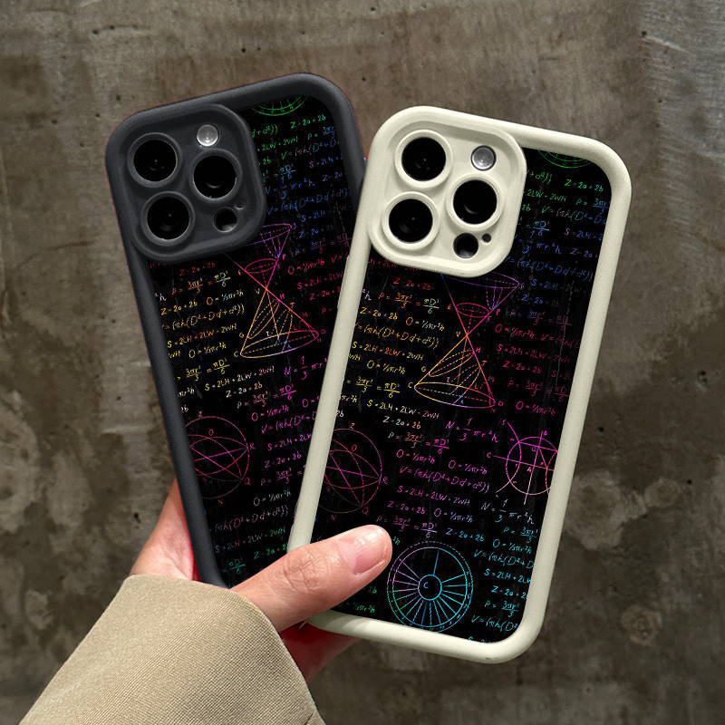 Casing OPPO A5 Reno 13 13F Realme C75 Note 60 Matematika Papan Tulis Aesthetic  Case OPPO A5 Reno 13