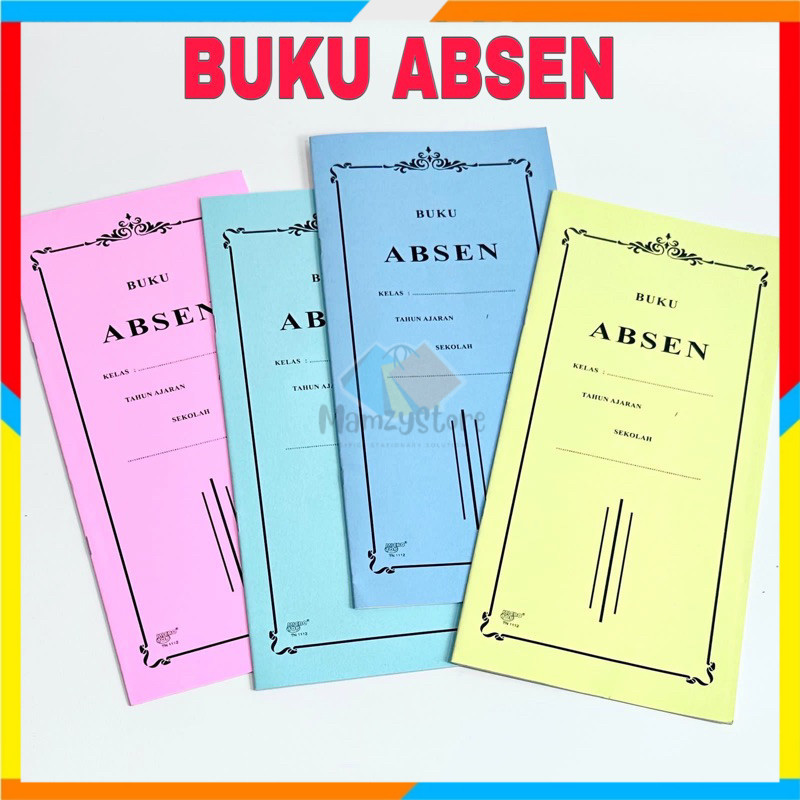 

Buku Absen / Buku Absensi Sekolah 1Buku SAJA
