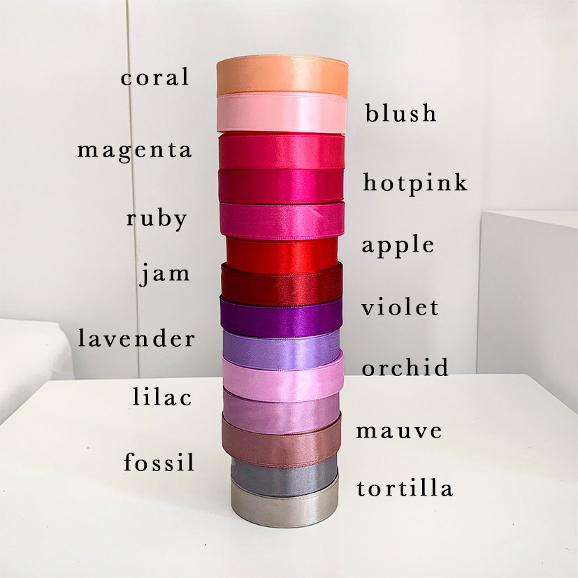

pita satin 2 cm 3/4 inch per roll 20 yard 18,5 meter