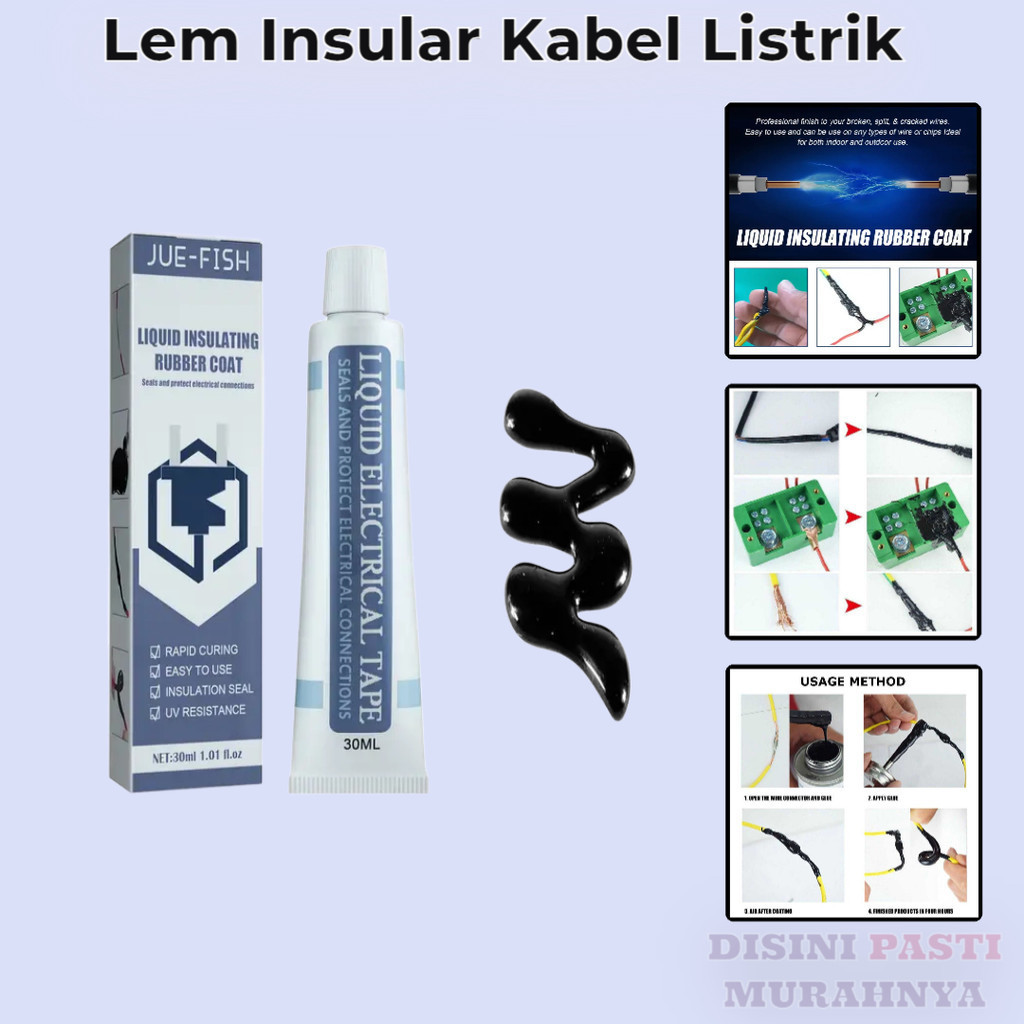 

MKKK Lem Kabel Listrik Insulating High Temperature Glue 30ml E208