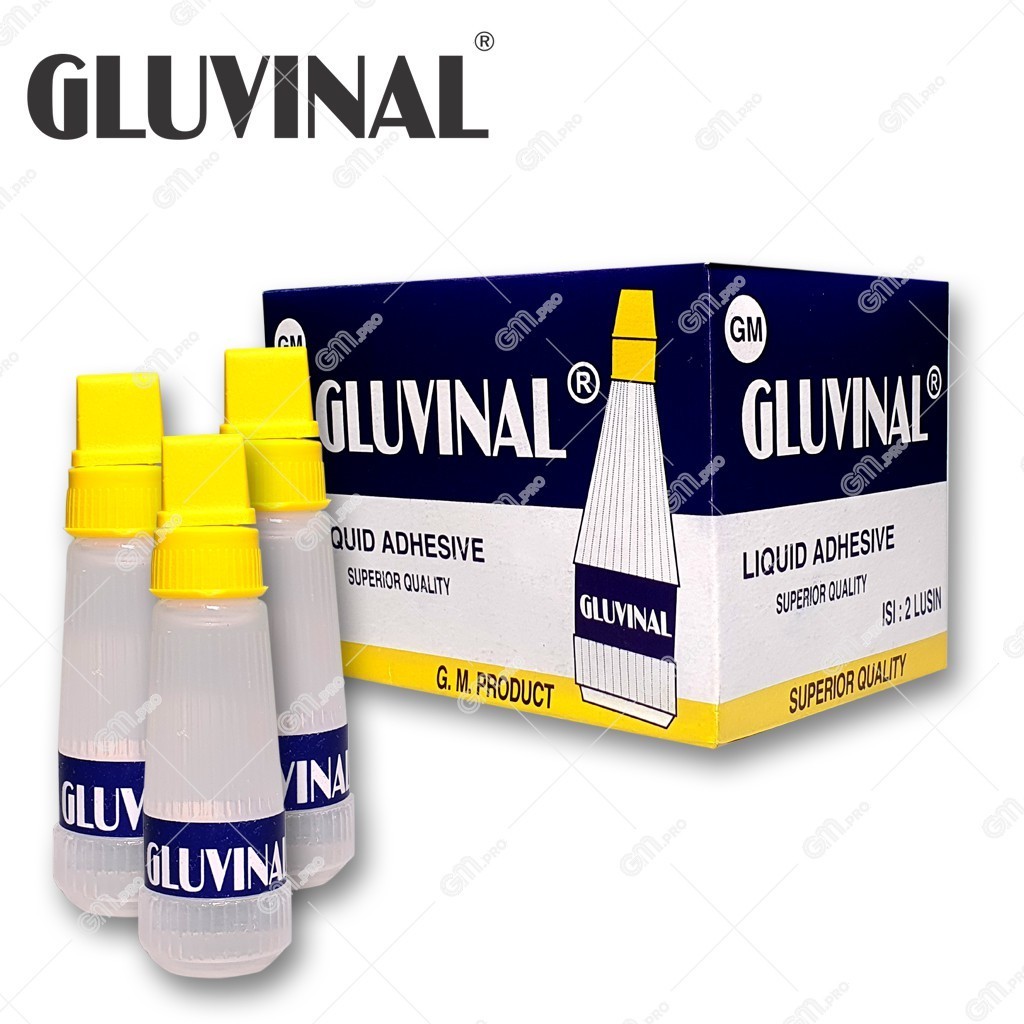 

Lem Gluvinal / Lem Kertas / Perekat / Lem Cair Gluvinal Kecil 22ml _ BALQIS ASAHAN