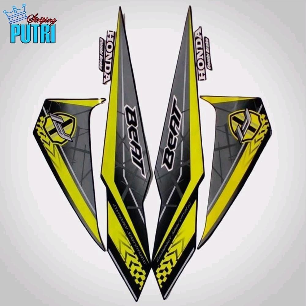 STIKER STRIPING HONDA BEAT FI 2015 FULL STIKER LIS BODY MOTOR BEAT FI 2015 STANDART