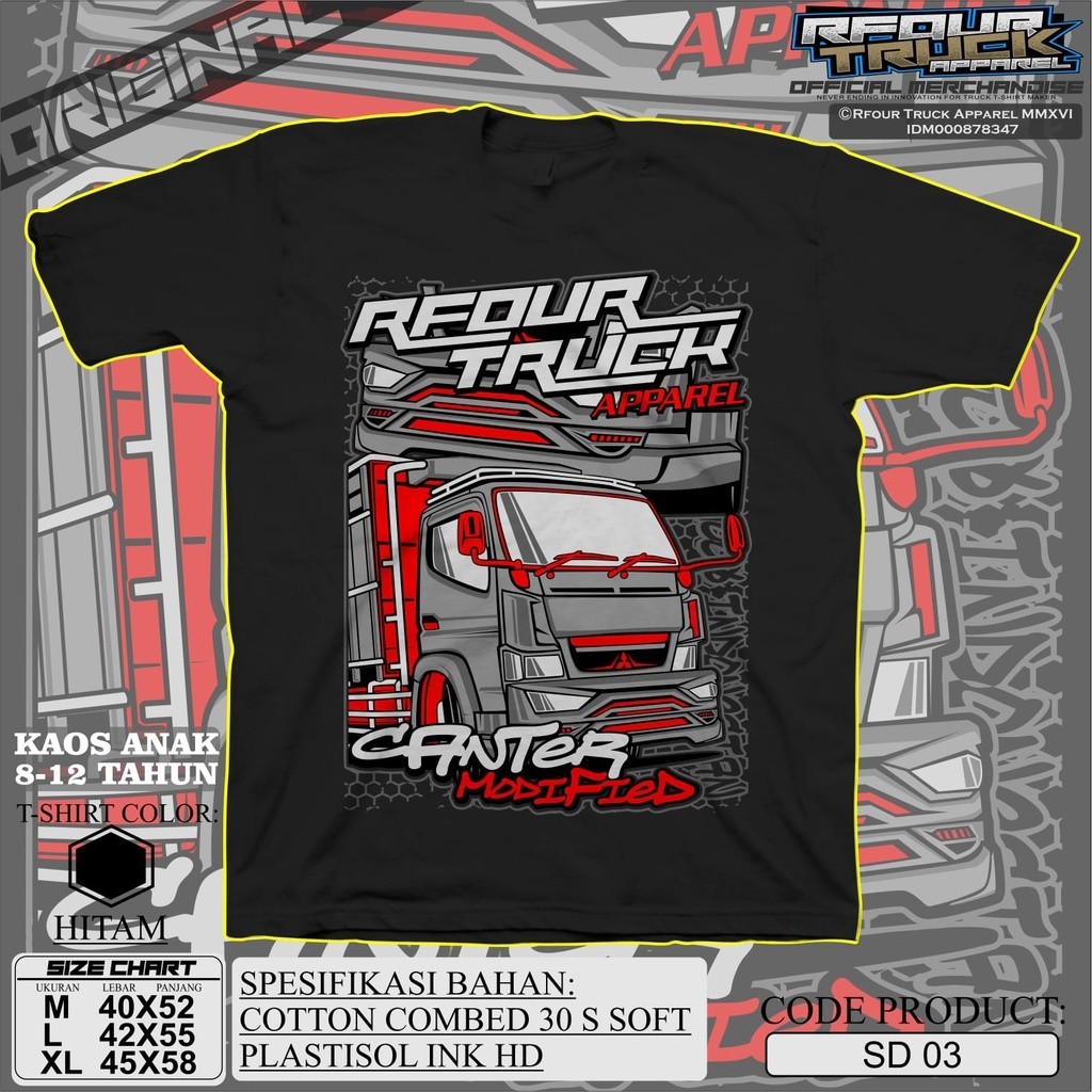 KAOS TRUK ANAK ANAK KAOS TRUCK ANAK 10 TAHUN KAOS TRUCK OLENG ANAK LAKI LAKI 8-12 TAHUN KAOS ANAK GA