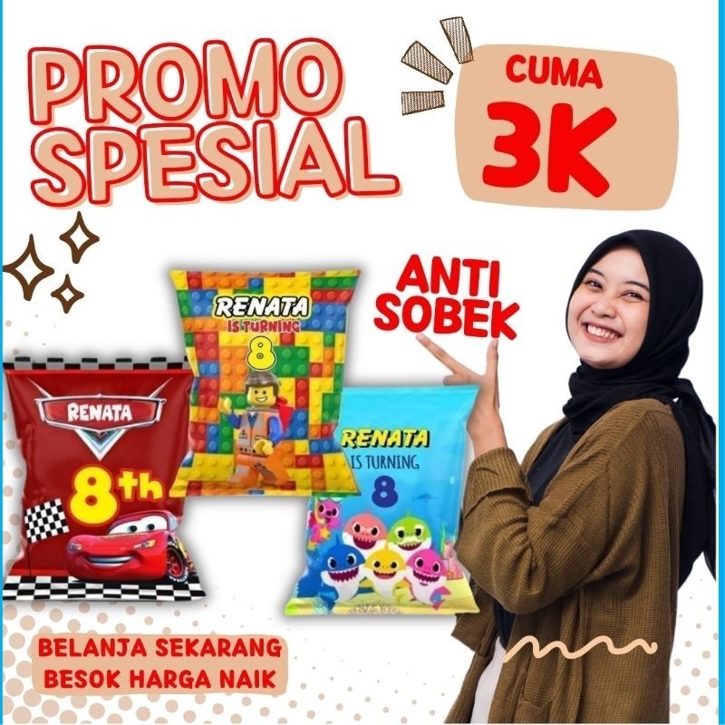 

Kemasan Snack Pouch Godiebag - 20x30 cm LabelPrint