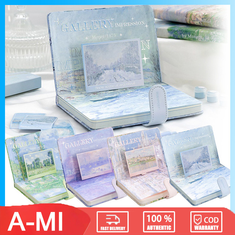 

Rosyposy Full Color Tipis Lukisan Buku/Minyak Magnetik Lukisan Tiga Halaman Judul Ledger/Buku Buku Buku Notepad Kulit/Buku Harian