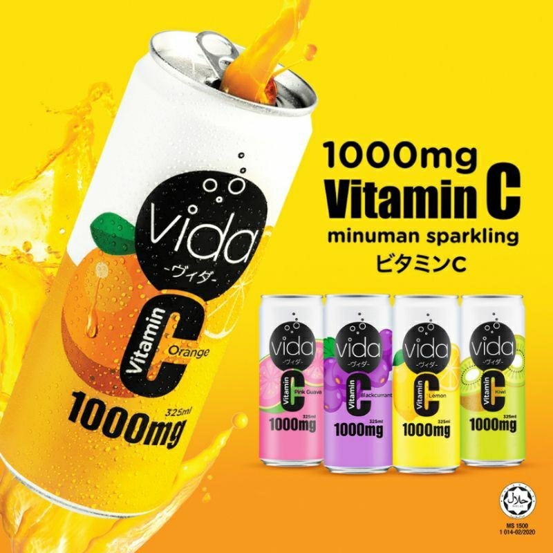 

Vida Vitamin C 1000mg 325ml