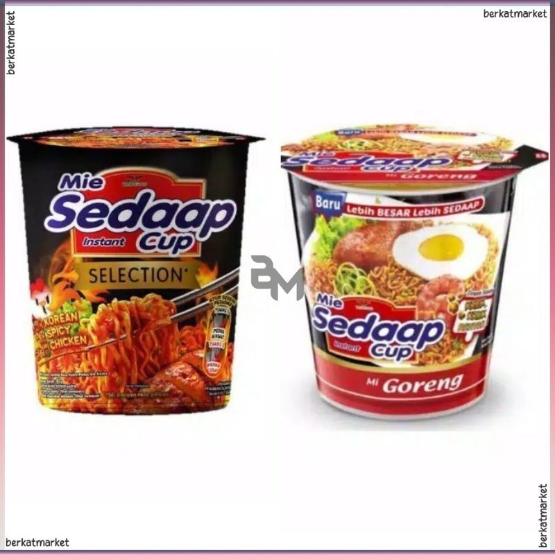 

Sedaap Cup Mie Goreng/Mie Kuah All Varian