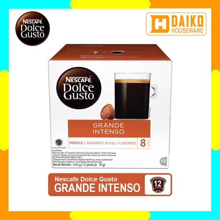 

Capsule NDG Nescafe Dolce Gusto & Starbucks 1 Box All Varian Rasa - NDG GRANDE ITSO