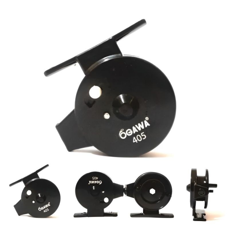REEL TOKOZ OGAWA 405 504 HITAM REEL TEGEK MINI BAHAN PLASTIK BERKUALITAS Firelock Fishing Mall