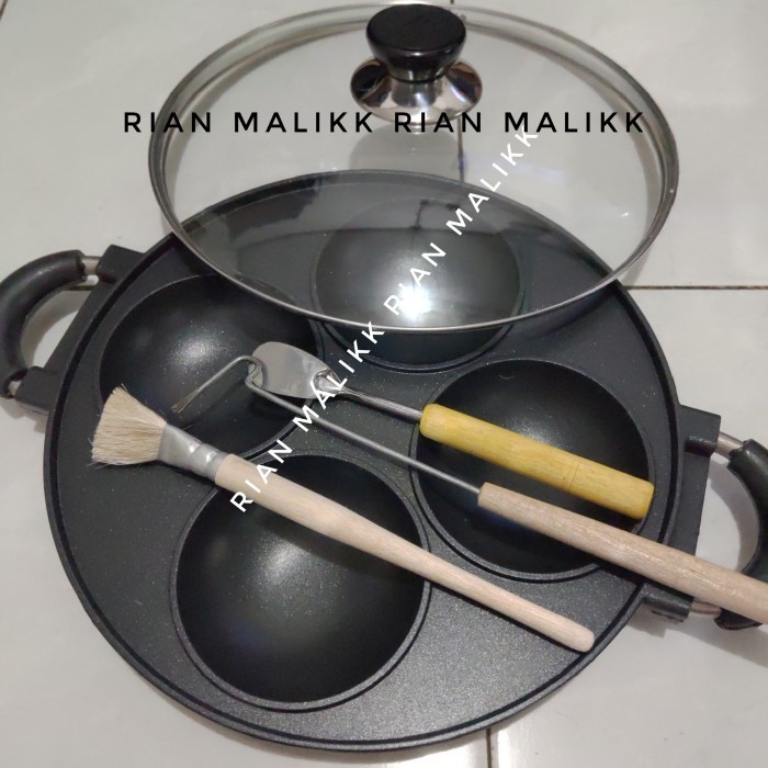 

TERJUAL Cetakan kue serabi HAPPY CALL isi 4 Lubang Bahan Teflon + Tutup kaca