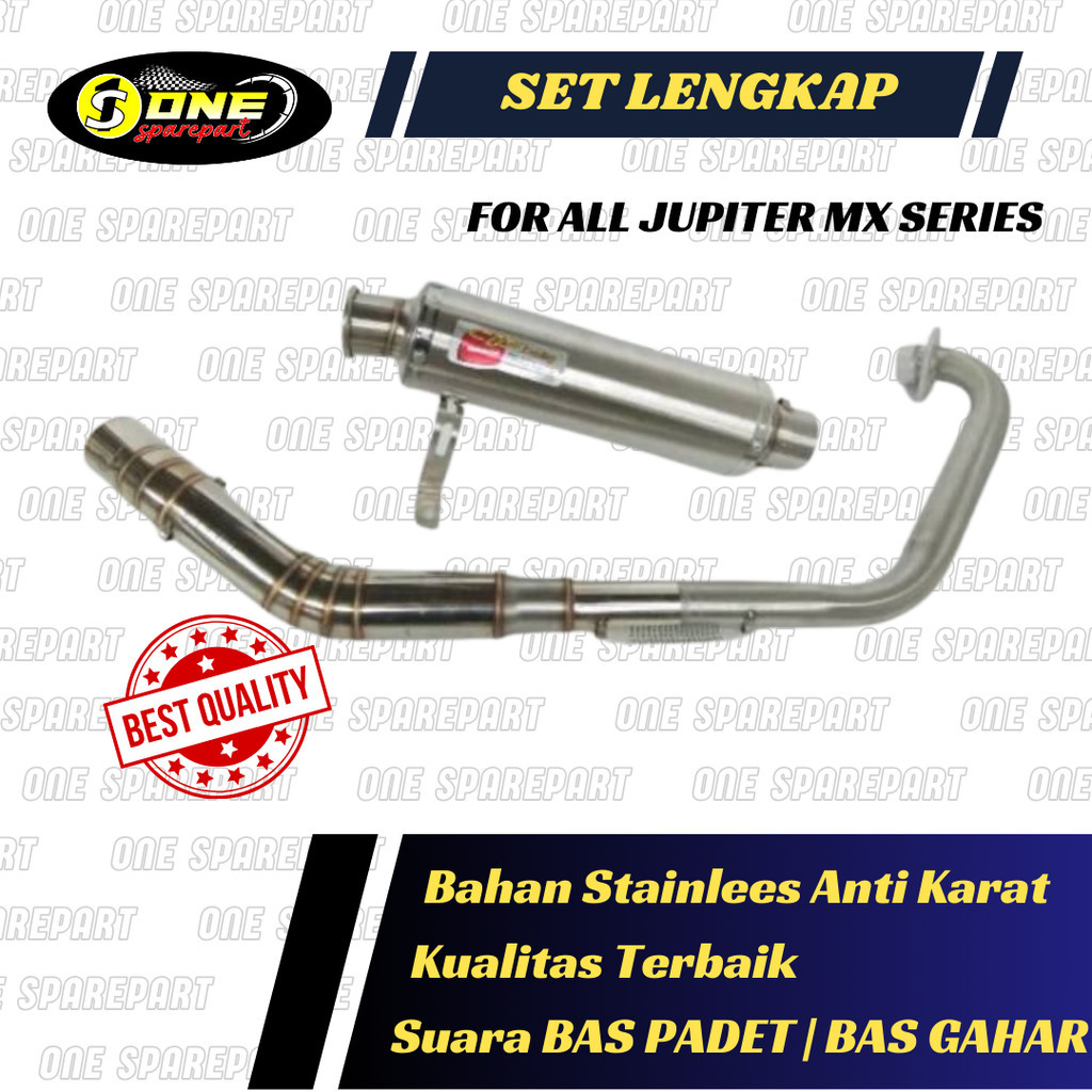 Knalpot CLD Road Race Fulsystem Jupiter MX New Jupiter MX Lama