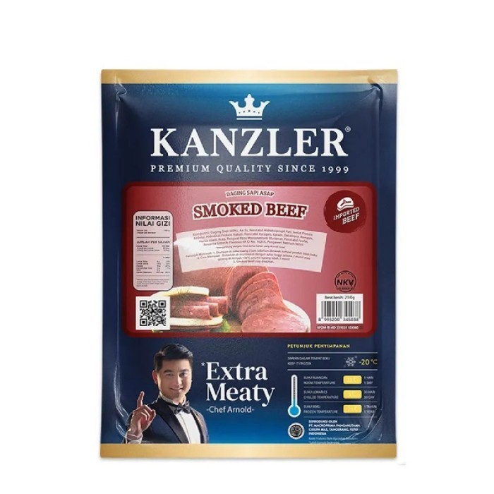 

Kanzler Beef Premium | Smoked Beef 250gr Murah Halal Enak