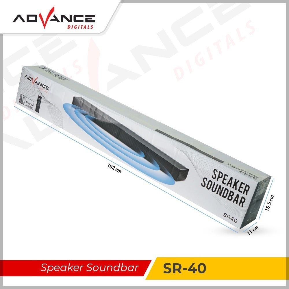 Advance Speaker Soundbar SR40 / Advance speaker soundbar / speaker TV