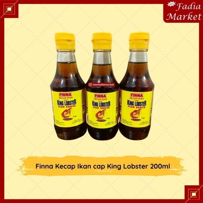 

Kecap Ikan Finna King Lobster 200ml/Finna Oyster 200ml