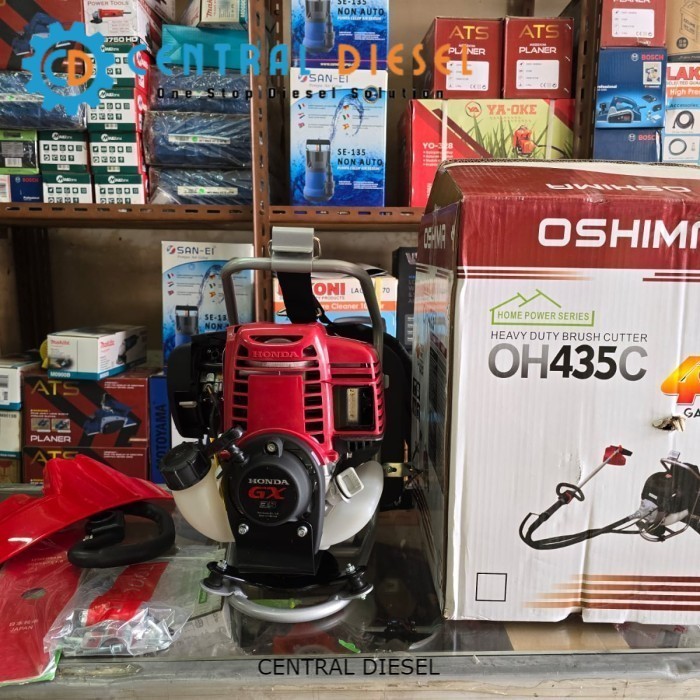 Brushcutter/ Mesin potong Babat rumput Honda Oshima OH435C 4 tak (babat rumput)