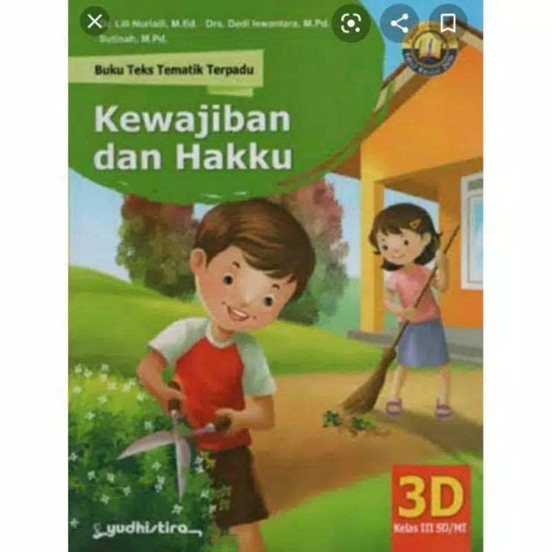Buku Tematik SD Tematik Terpadu 3D Revisi Yudhistira