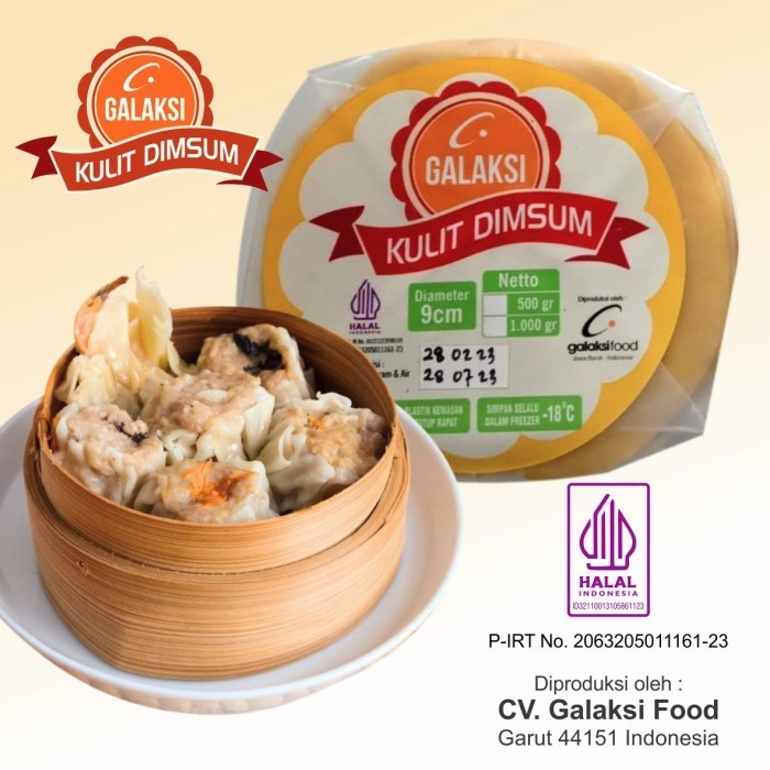 

KULIT DIMSUM GALAKSI 9 CM 250 / 500 GR MURAH