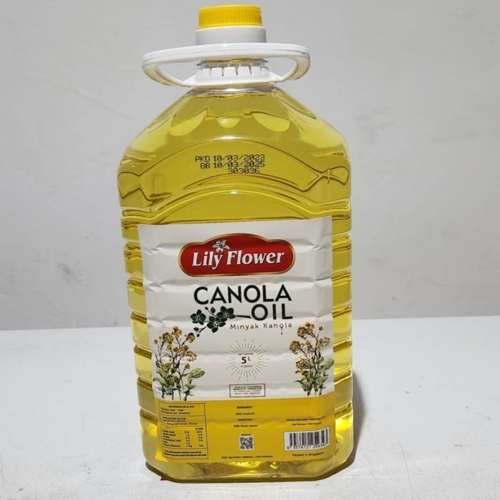 

CANOLA OIL LILY FLOWER 5L/ MINYAK CANOLA / CANOLA OIL