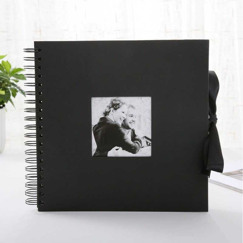 31 x 31cm Photo Album Creative 30 Black Pages DIY Album Scrapbooking Craft Paper Photograph Album fo