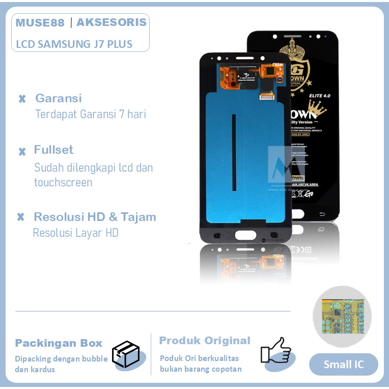 LCD TOUCHSCREEN SAMSUNG GALAXY J7 PLUS / C7 2018 / C710 / C7100 OLED ORIGINAL