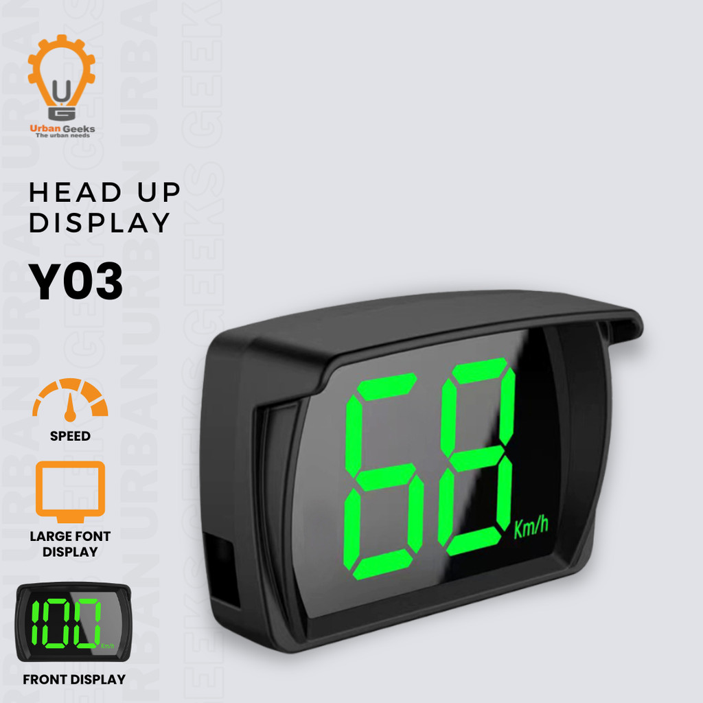 HUD Y03 Non OBD2 Car GPS Head up Display Vehicle Speed