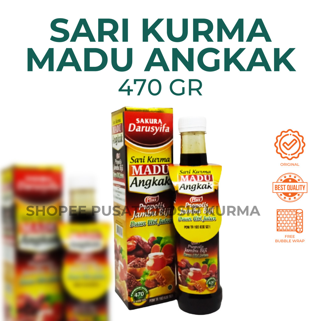 

Sari Kurma / Sari Kurma Madu Angkak / Sari Kurma Madu Habbasyifa 470Gr