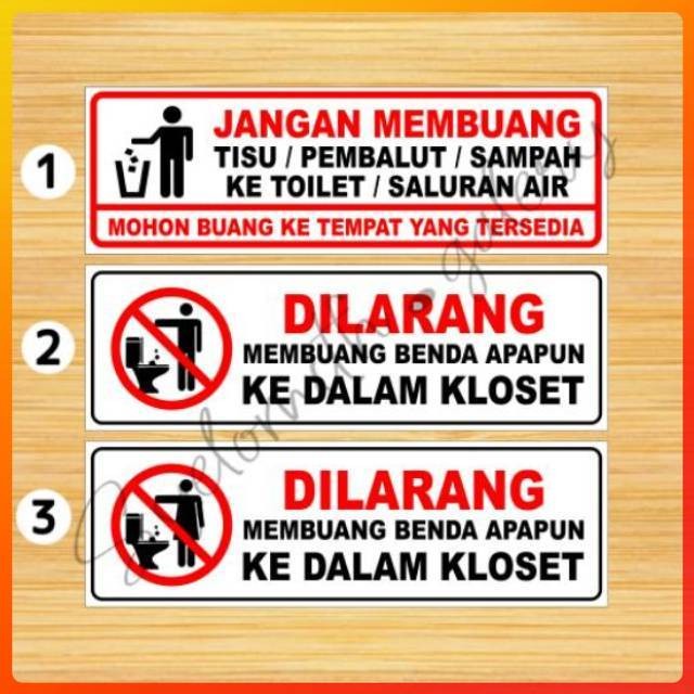 

Stiker Toilet Waterproof - Sticker Toilet - Stiker Petunjuk - Colorfulolshop 12