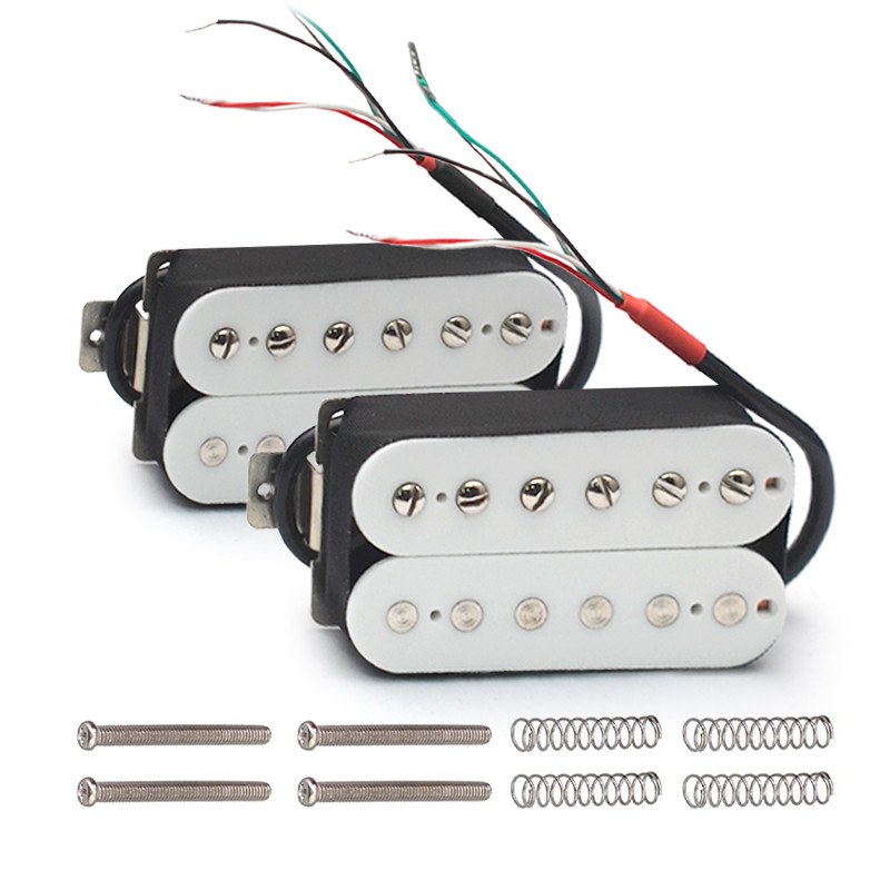 Alnico 5 Electric Guitar Pickup Humbucker Double Coil Pickup Alnico V Guitar parts White