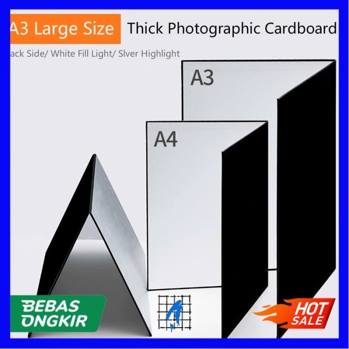 

Papan Reflector Lipat Cardboard 3in1 Reflective Paper