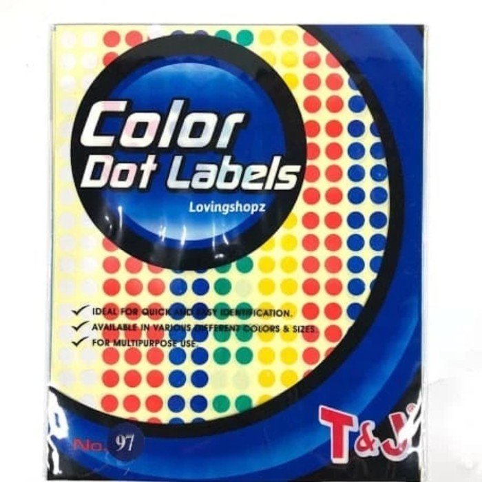 

Label Tom and Jerry 97 Warna Dot Campur