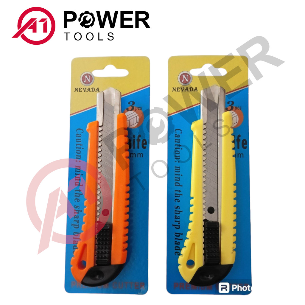 

Pisau Cutter Besar Tajam V2 | kater Pisau Potong Kertas | Cutter Safety Lock | COD