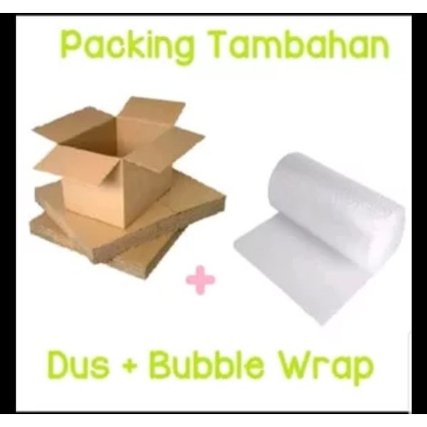 

PACKINGAN TAMBAHAN DUS PLUS BUBBLE WRAP UNTUK MENGHINDARI BARANG BELANJA ANDA TIDAK RUSAK