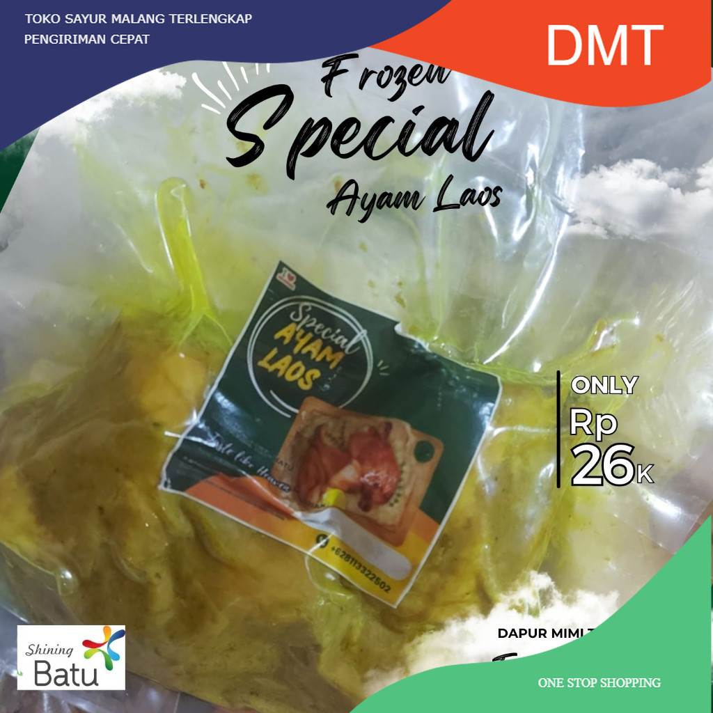 

Frozen Ayam Laos Dapur mimi titi - 4 Pc Besar