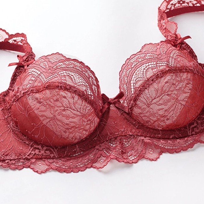 ✨NEW✨ -Bra Set Bra Plus CD Sexy Bellemyst 9241 - Red, 32B