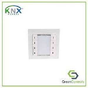 Greencontrols KNX Push Button, 4-fold, White (no frame)