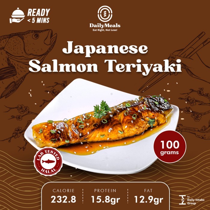 

Lauk Frozen Siap Masak - Japanese Salmon Teriyaki (Meal Prep)