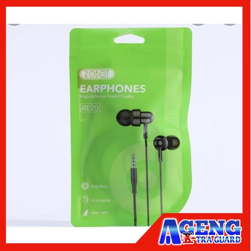 Hansfree HF Robot RE20 bass headset earphone