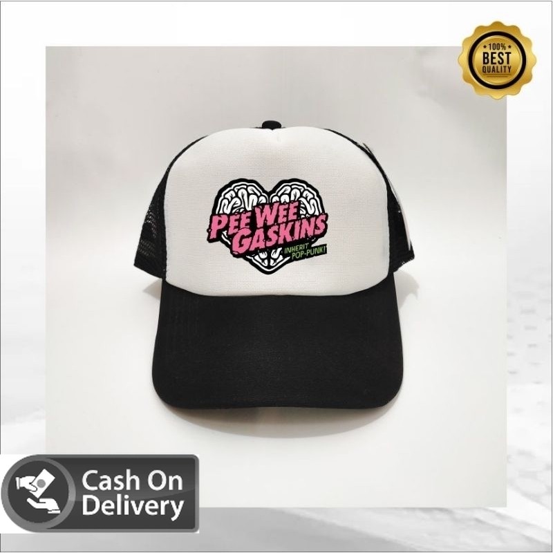 topi jaring band lokal PEE WEE GASKIN original distro ] topi snapback band PEE WEE GASKINS distro te