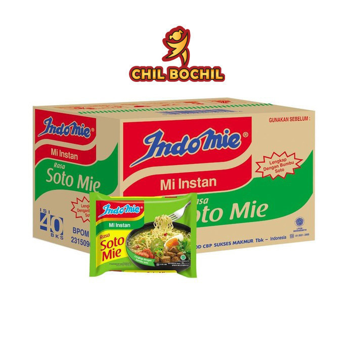 

[INSTANT] INDOMIE KUAH SOTO ISI 40 PCS - 1 DUS - CHIL BOCHIL