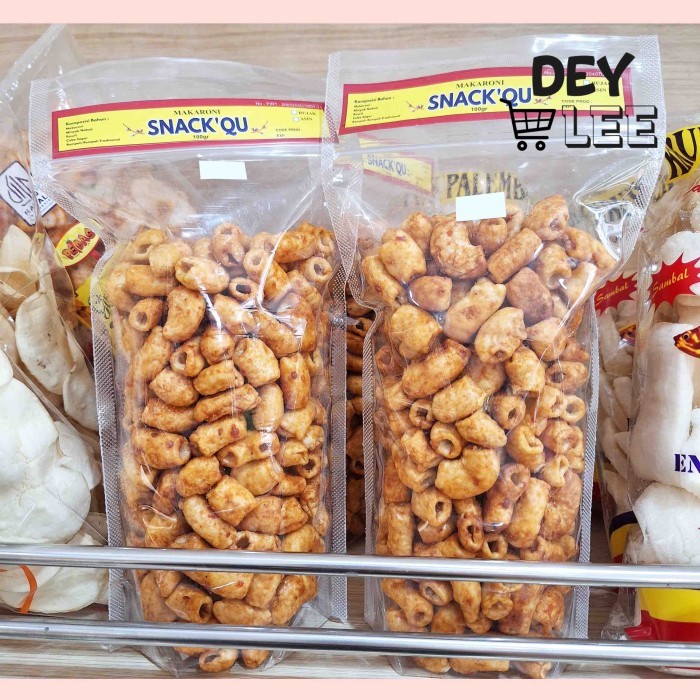 

Keripik Makaroni Rujak Pedas 100g SNACKQU Cemilan Snack Bandung