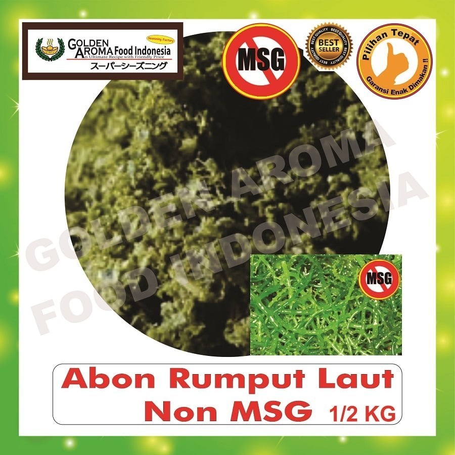 

Bubuk Tabur abon rumput laut non msg 50gr Bumbu Serbaguna Enak Murah Halal Seaweed Seasoning Powder
