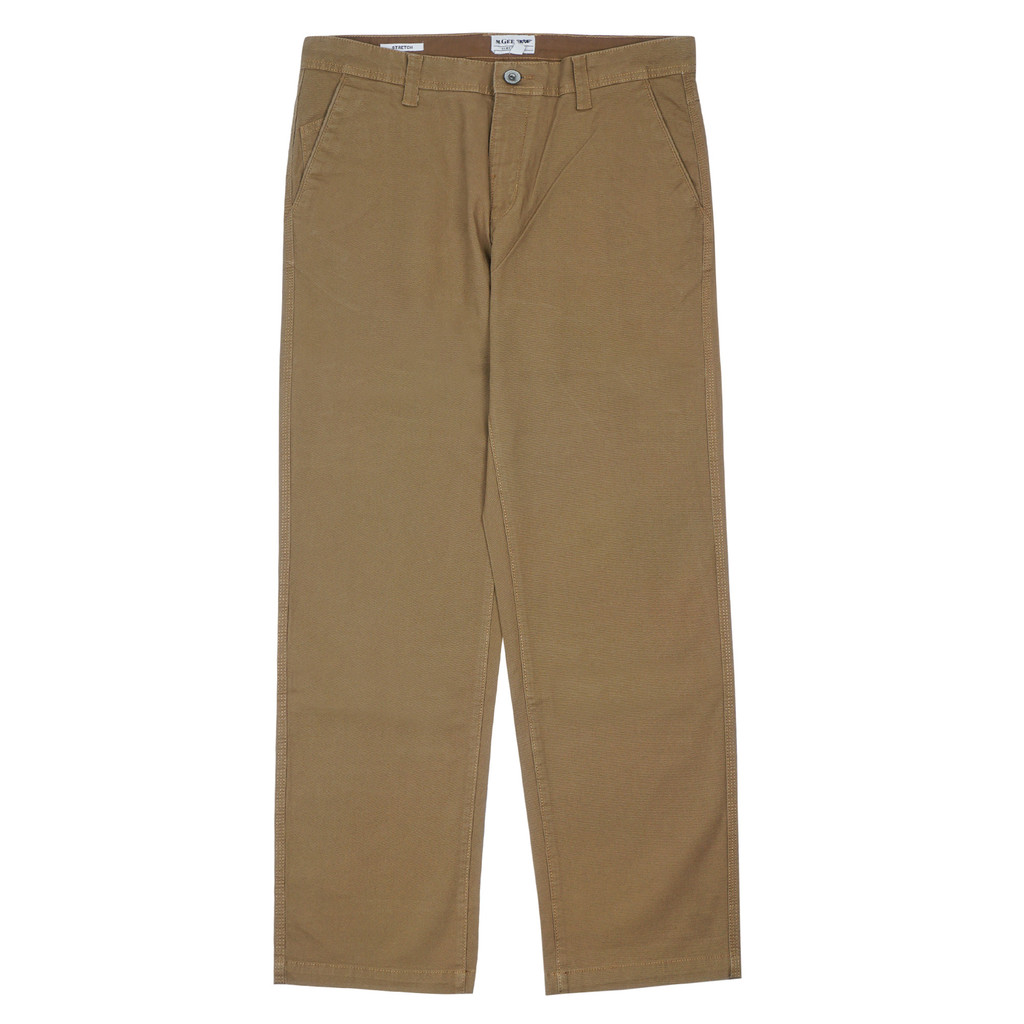 MGee Celana Chinos Stretch Panjang Pria M.gee Felix C027 Light Brown