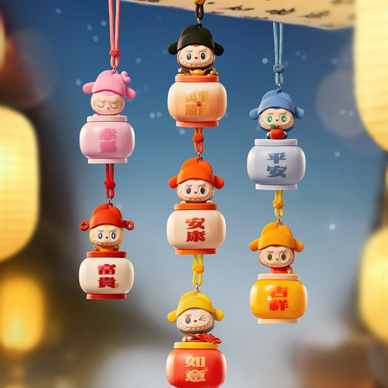 

Authentic Blind Box Labubu The Monsters Silicone Night Light Labubu Series Blind Box Bag Pendant Collection Birthday Toy Gift