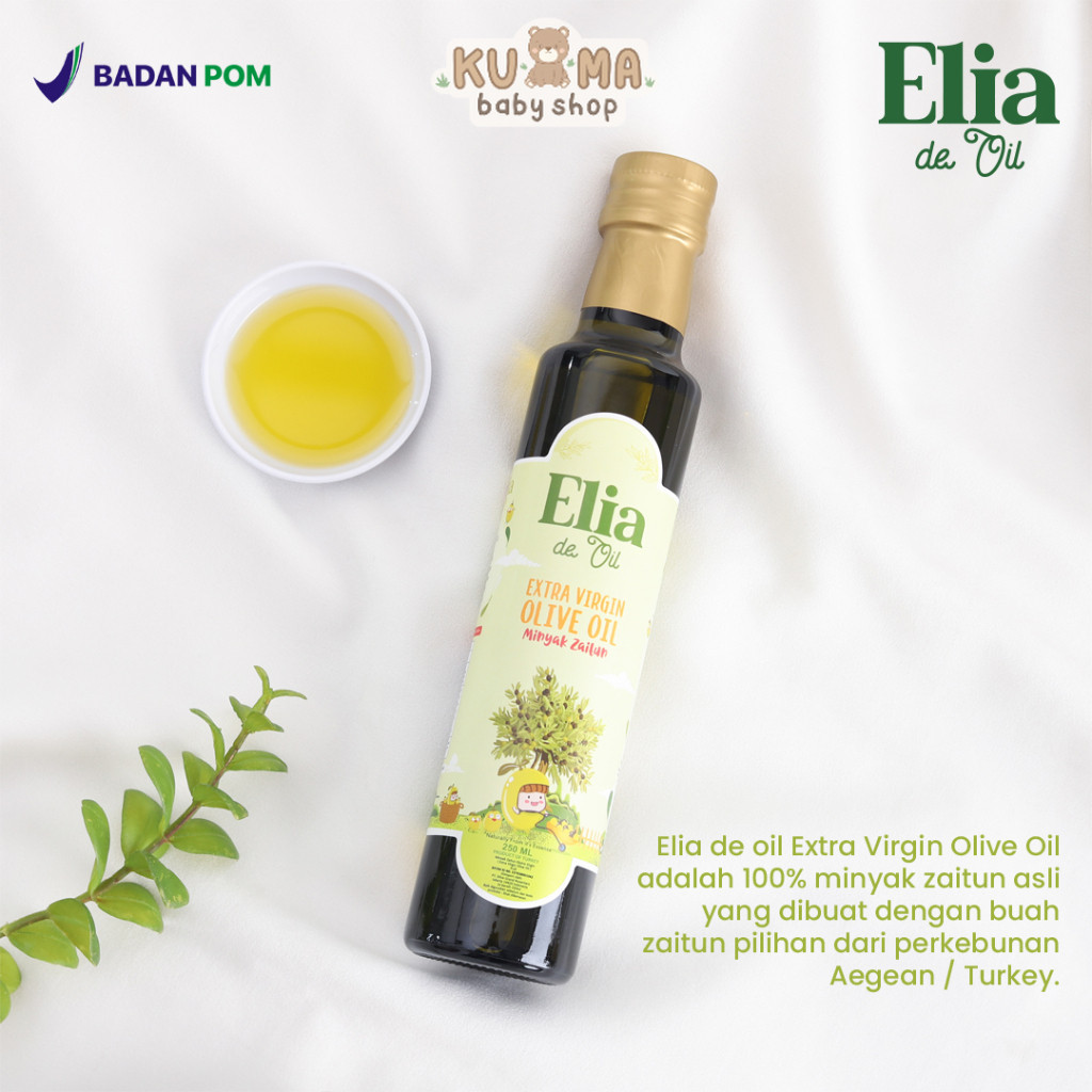 

ELIA DE OIL Olive Oil / Extra Virgin Olive Oil for Kids / Minyak Zaitun Anak / MPASI Anak