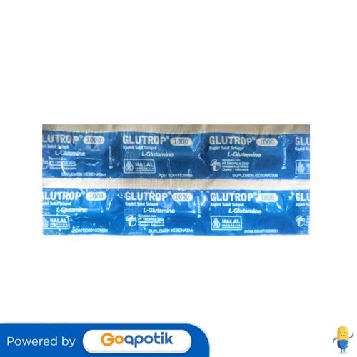 Glutrop 1000 Mg Strip 6 Kaplet
